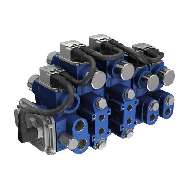 Eaton’s new CMT mobile valve section increases design flexibility and reduces valve bank size with two-service control capability